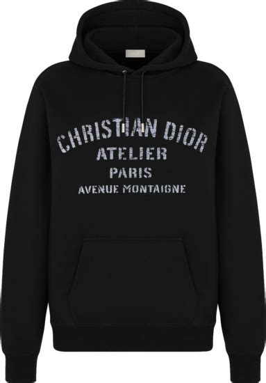 christian dior hoodie dress|Christian Dior hoodie black.